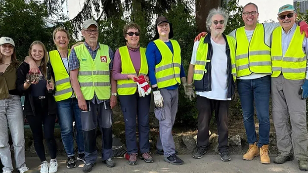 Gemeinsame Vereinsaktion in Finthen